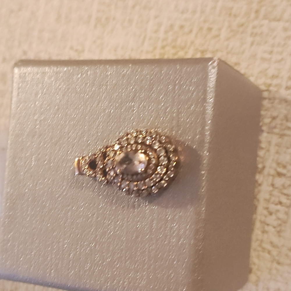 Elegant Pink Morganite With Mossanite Diamonds Pendant Necklace - Picture 3 of 4
